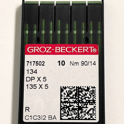 Голки для промислових швейних машин Groz-Beckert DPx5, R, №90/14