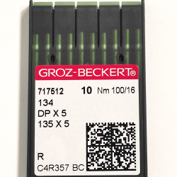 Голки для промислових швейних машин Groz-Beckert DPx5, R, №100/16