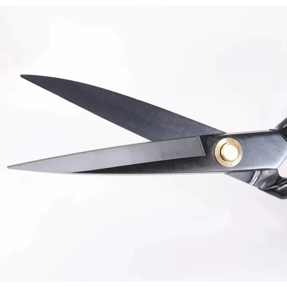 Ножиці закрійні кравецькі 230 мм (9“) JNA CH-225 марганцева сталь чорні, прогумовані ручки (6049)