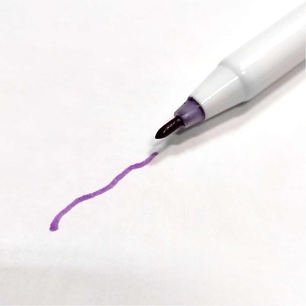 Маркер кравецький для розмітки Yoke Air Erasable Pen самозникаючий, фіолетовий (5911)