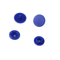 Кнопка пластикова для одягу 12мм синя (05) 50шт (6127)