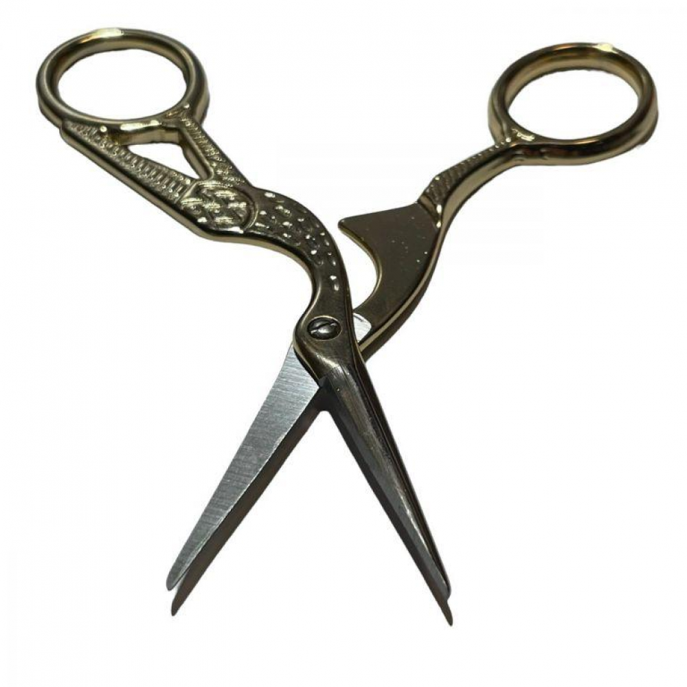 Ножиці для шиття та рукоділля вінтажні “Журавель“ довжина 11.5 см (6102)