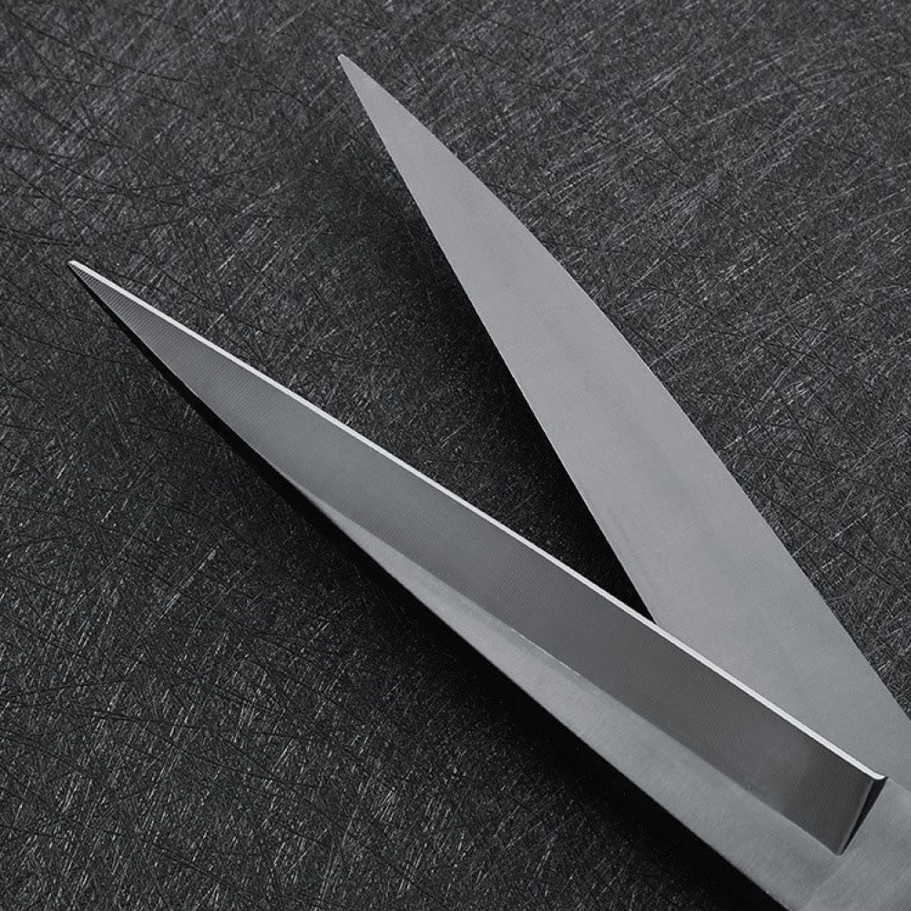 Ножиці закрійні кравецькі 250мм (10“) JNA CH-250 марганцева сталь чорні, прогумовані ручки (6048)