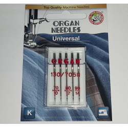 Иглы швейные универсальные ORGAN MIX №70/80/90 для бытовых швейных машин блистерная упаковка 5 штук
