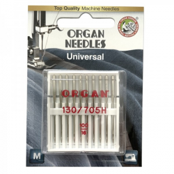 Иглы швейные универсальные ORGAN №100 для бытовых швейных машин блистерная упаковка 10 штук
