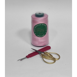 Нитки швейні універсальні 100% поліестер 40/2 Peri 4000 ярдів рожеві