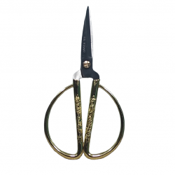 Ножиці універсальні для шиття та рукоділля з золотими ручками DE XIAN 153mm (6“) K43 (6659)