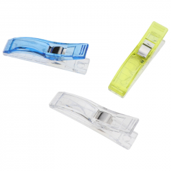 Пластикові кліпси 5,5 x 1,1 см затискачі для тканини, шкіри та інших матеріалів (5919)