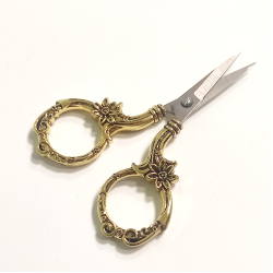 Ножницы для шитья и рукоделия “Винтаж - 9“ цвет золото (6172)