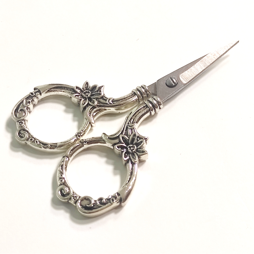 Ножиці для шиття та рукоділля “Вінтаж - 9“ колір срібло (6173)