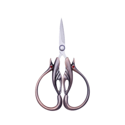Ножницы для шитья и рукоделия “Elegant Diamond“ цвет медь 10,5см (6274)