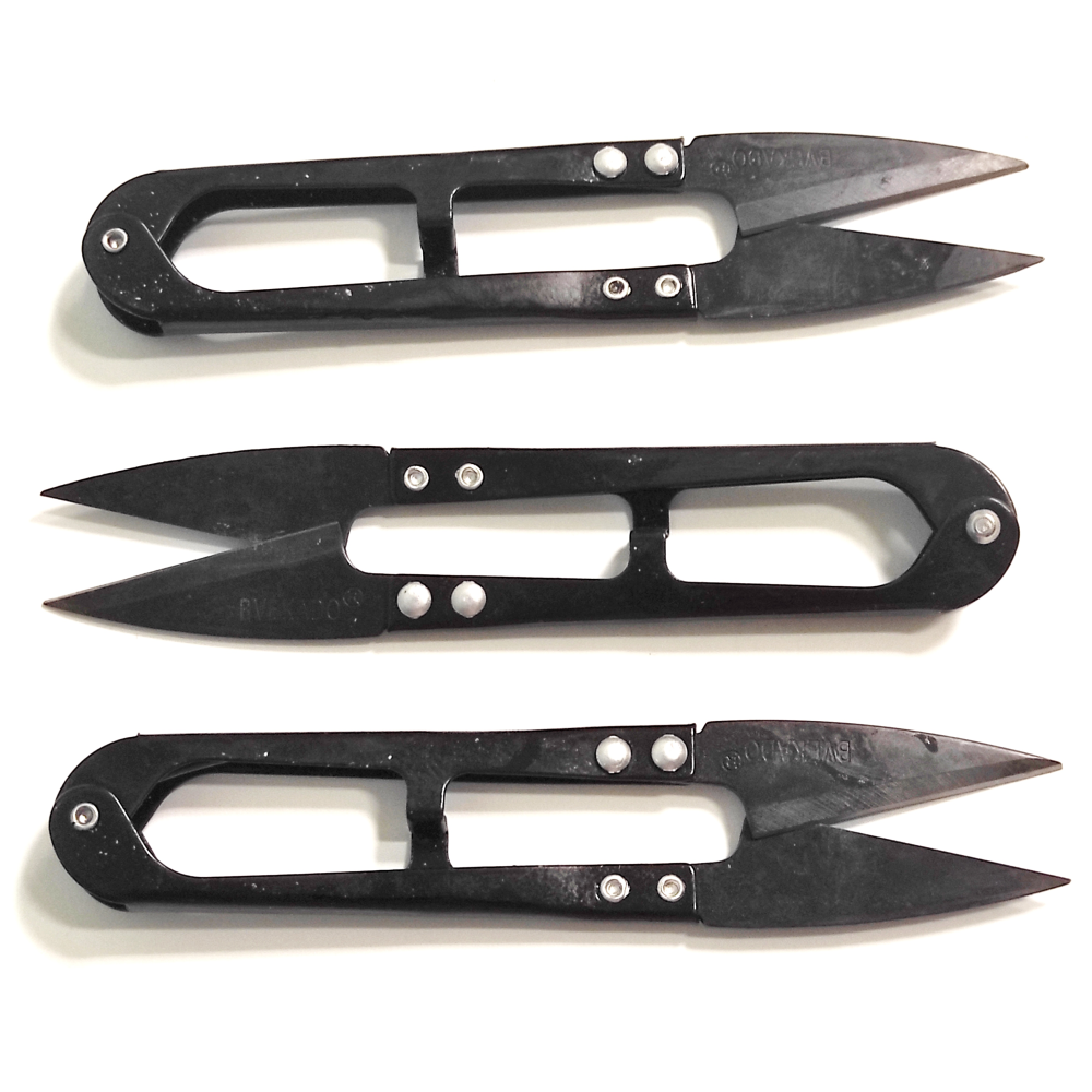 Ножиці для обрізання ниток металеві, довжина 125 mm, сталь SK5 (6050)